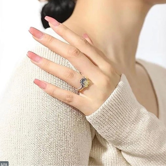 Bohemian Celestial Ring Day n Night - Picture 7 of 7